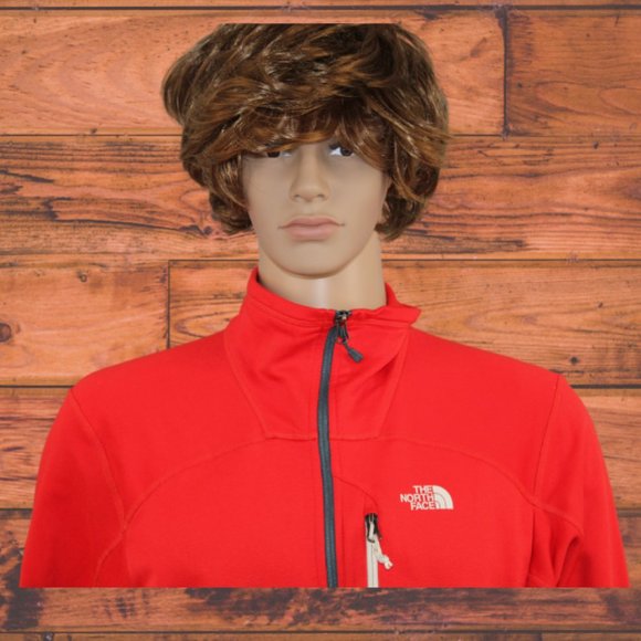 The North Face Red Full zip Jacket - Picture 2 of 8